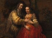 Portrait of a Couple as Figures from the Old Testament, known as 'The Jewish Bride' Rembrandt